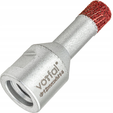 OTWORNICA WIERTŁO DIAMENTOWE KORONKA 12 MM M14 DO GRESU PŁYTEK CERAMIKI PRO