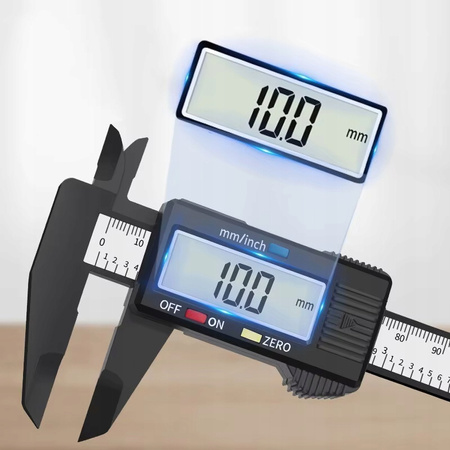 SUWMIARKA ELEKTRONICZNA CYFROWA 150 mm ELEKTRYCZNA LCD + ETUI 2 BATERIE