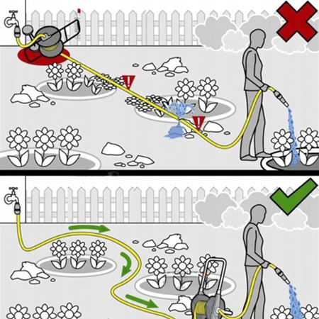 WÓZEK STOJAK BĘBEN ZWIJACZ WAŻ OGRODOWY 45m+2m 1/2