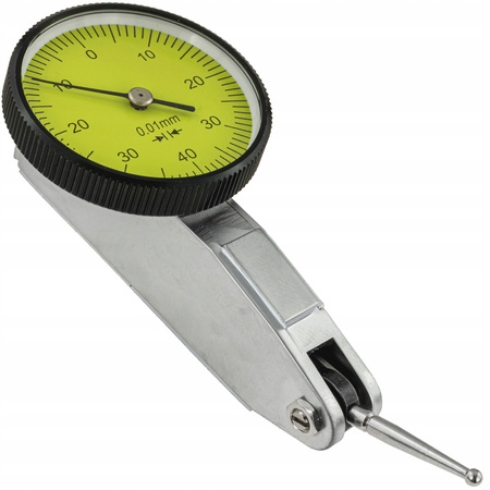 CZUJNIK ZEGAROWY WSKAŹNIK ZEGAROWY UCHYLNY 0,8 MM ZEGAR MAŁY TARCZA 30 MM