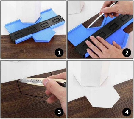 WZORNIK SZABLON MIARA ODWZOROWANIA KSZTAŁTÓW 260mm