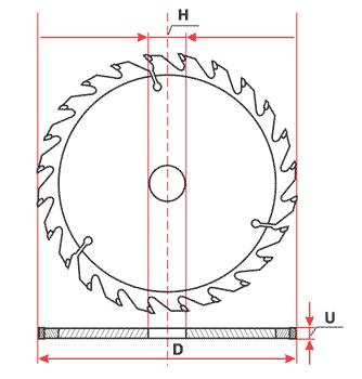 TARCZA PIŁA DO DREWNA WIDIA FT 180/20 T30