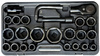 ZESTAW KLUCZE NASADOWE NASADKI UDAROWE 3/4" 1" 26EL TIR 17-65mm PRZEDŁUŻKI