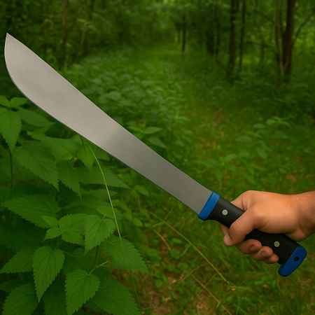 MACZETA OGRODOWA DO CIĘCIA GAŁĘZI Z KABURĄ DO TRAWY ZAROŚLI SURVIVAL 60cm