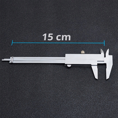 SUWMIARKA NONIUSZOWA TRADYCYJNA 150 MM ETUI INOX