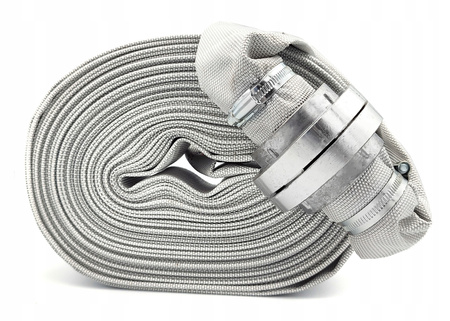 WĄŻ STRAŻACKI DO SZAMBA BRUDNEJ WODY 52 mm 2 cale 30m + SZYBKOZŁĄCZA