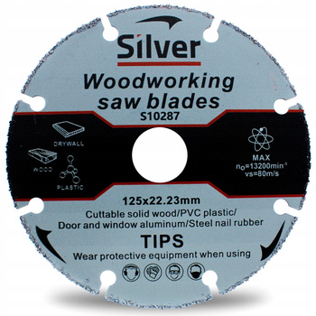 TARCZA DIAMENTOWA Z NASYPEM Z WĘGLIKÓW SPIEKANYCH DO DREWNA 125 mm