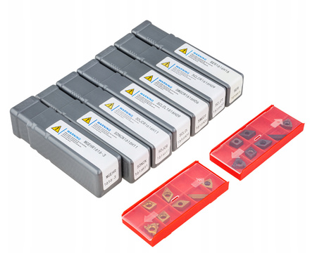 ZESTAW NOŻY TOKARKISCH SKŁADANYCH NÓŻ TOKARSKI 16x16 mm 28 el. FT028016