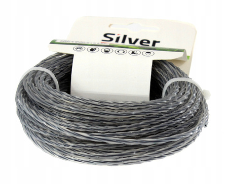 ŻYŁKA TNĄCA DO KOSY 2,4 / 15 M ZBROJONA KARBOWANA