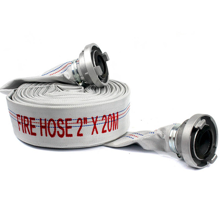 WĄŻ STRAŻACKI 52mm 2'' 20m SZYBKOZŁĄCZA PRĄDOWNICA