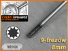 WAŁ OŚ PRĘT NAPĘD DO KOSY 9 frezów x 8mm