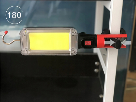LAMPA LATARKA WARSZTATOWA LED COB AKUMULATOR 700lm