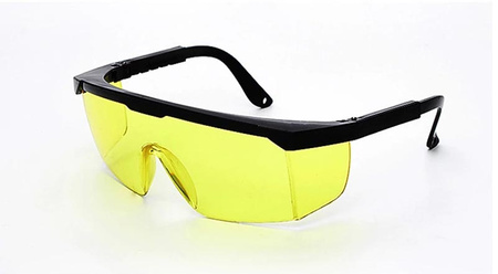 OKULARY OCHRONNE POLIWĘGLAN GOGLE ŻÓŁTE BHP