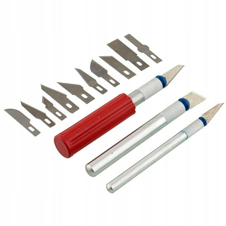 NOŻYKI MODELARSKIE SKALPEL CARVING 13el