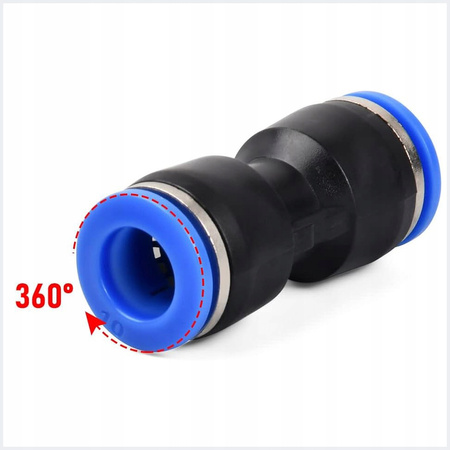 ZESTAW SZYBKOZŁĄCZEK PNEUMATYCZNYCH SZYBKOZŁĄCZKA 4-16 mm 40 szt
