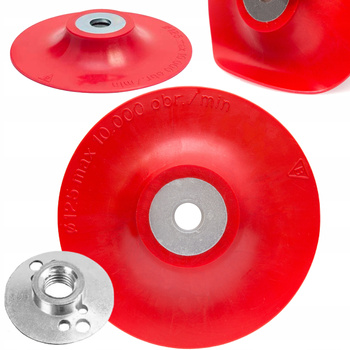 PODKŁADKA DYSK DO FIBRY TARCZA PRZYSTAWKA MOCUJĄCA M14 125mm