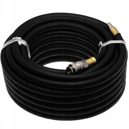 WĄŻ PNEUMATYCZNY ZAKUWANY 6 x 13 x 10 m PRZEWÓD ZAKUTY Z SZYBKOZŁĄCZKAMI