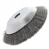 DRUCIAK TARCZA SZCZOTKA DRUCIANA KARBOWANA DO KOSY CHWASTY 200 x 25,4 mm
