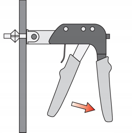 ZACISKARKA DO KOŁKÓW MOLLY SZYBKIE ZACISKANIE DO PŁYT GIPSOWO-KARTONOWYCH