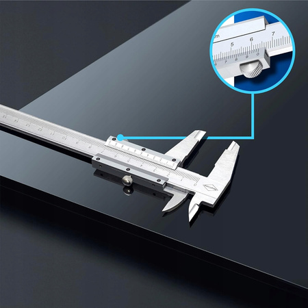 SUWMIARKA NONIUSZOWA TRADYCYJNA 150 MM ETUI INOX