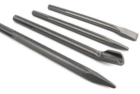 DŁUTA DO BETONU SDS ZESTAW 4x DŁUTO SDS MAX Przecinak, Punktak, Bruzdownica