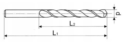Zestaw wierteł do drewna 5 szt. wiertło 4-10 mm