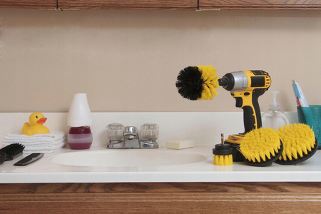 SZCZOTKI CZYSZCZĄCE SPRZĄTAJĄCE DO WIERTARKI 4 SZT