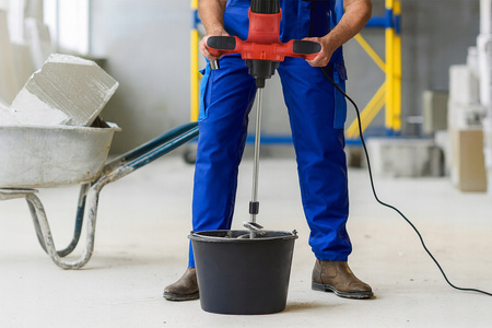 MIESZADŁO DO KLEJU BETONU ZAPRAW FARB ELEKTRYCZNE 2X MIESZALNIK MIESZARKA