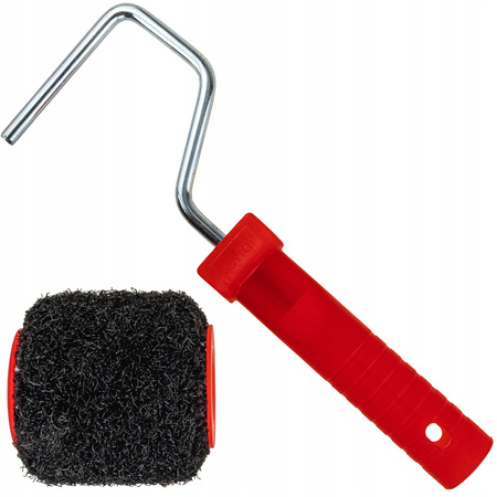 WAŁEK DO GŁADZI Z RĄCZKĄ CLICK 80MM DO WNĘK WYKOŃCZEŃ NAROŻY PŁYT GK UCHWYT