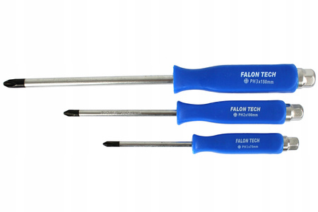 ZESTAW WKRĘTAKI ŚRUBOKRĘT PŁASKI KRZYŻAK PH 6el