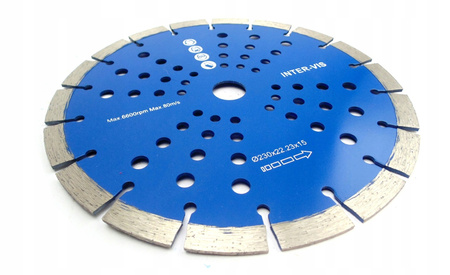 TARCZA DIAMENTOWA SEGMENT 230 x 22 x 12mm I-VIS