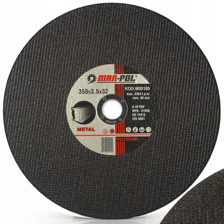TARCZA DO CIĘCIA METALU 350x32x3,5 MARPOL