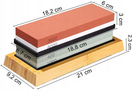 OSTRZAŁKA DO NOŻY KAMIEŃ WODNY OSEŁKA STALKA DO OSTRZENIA NOŻY KORUND
