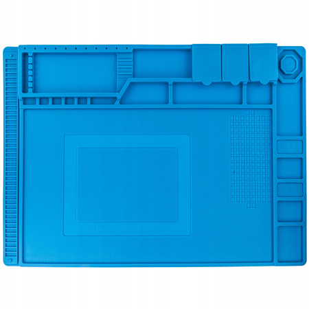 MATA SILIKONOWA LUTOWNICZA 450x300 ORGANIZER SERWISOWA DO NAPRAWY GSM