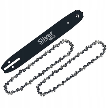 PROWADNICA +2 ŁAŃCUCHY 13" 33cm DO PIŁY SPALINOWEJ PILARKI GALĘZIÓWKI