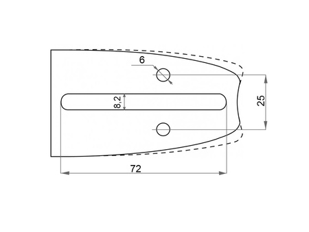 PROWADNICA MF 14 / 52 / 3/8 /1.3mm do PARTNER