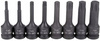 KLUCZE WPUSTOWE TRZPIENIOWE UDAROWE TORX 1/2 T30-T80 NASADKI 78 MM 8 EL
