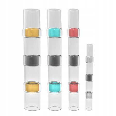 ZESTAW RUREK RURKI TERMOKURCZLIWE KOLOROWE 90szt.