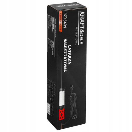 Latarka warsztatowa LED 20W - 100 diod, hak, magnes, 5m