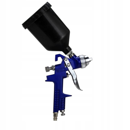PISTOLET LAKIERNICZY DO MALOWANIA WYMIENNE DYSZE HVLP ZBIORNIK 600ml