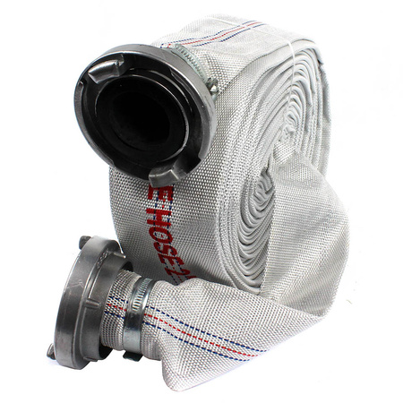 WĄŻ STRAŻACKI 52mm 2'' 20m SZYBKOZŁĄCZA PRĄDOWNICA