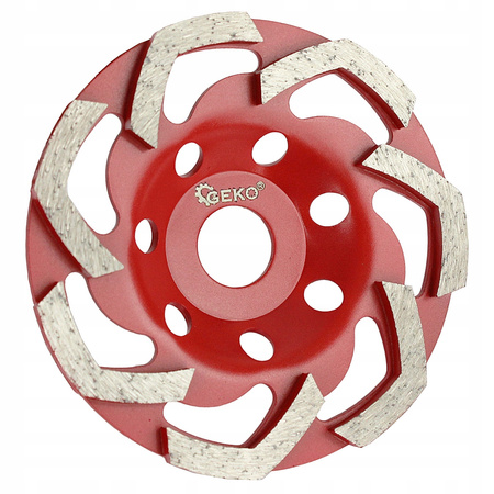 TARCZA GARNKOWA DO SZLIFOWANIA BETONU 125mm RED