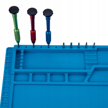MATA SILIKONOWA LUTOWNICZA 450x300 ORGANIZER SERWISOWA DO NAPRAWY GSM