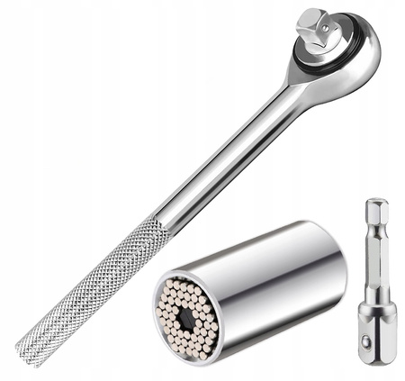 NASADKA UNIWERSALNA KLUCZ 7-19 mm GRZECHOTKA 3/8