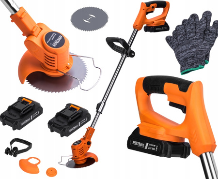 PODKASZARKA AKUMULATOROWA 21V 3Ah x 2szt 11500rpm SOLIDNA LEKKA