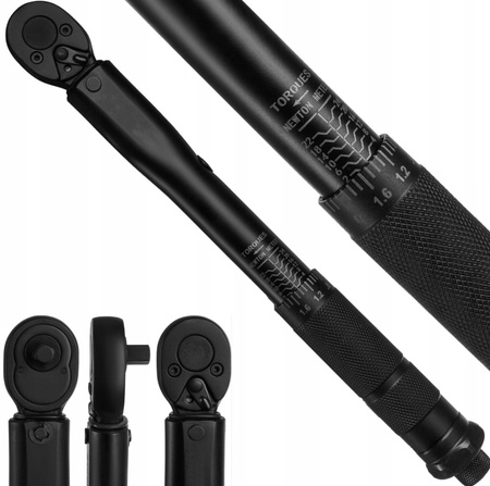 KLUCZ DYNAMOMETRYCZNY 1/4" 2-24NM Z BLOKADĄ GRZECHOTKA DO ROWERU