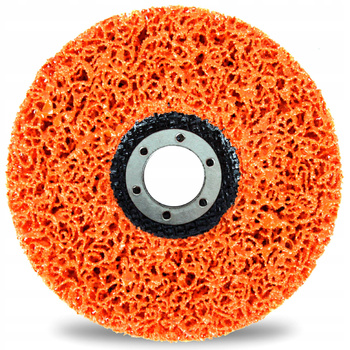 TARCZA WŁÓKNINA DO USUWANIA RDZY WŁOSY MURZYNA TARCZA ŚCIERNA 125mm INOX