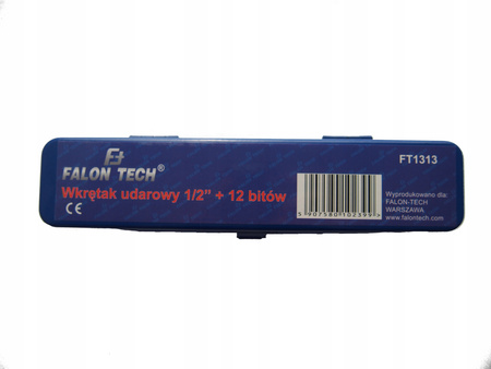 ŚRUBOKRĘT WYKRĘTAK DO POBIJANIA UDAROWY + 13 BITÓW