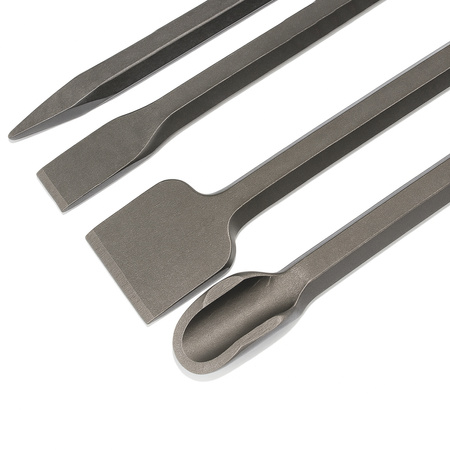 DŁUTA DO BETONU SDS ZESTAW 4x DŁUTO SDS MAX Przecinak, Punktak, Bruzdownica