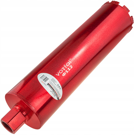 WIERTŁO KORONOWE DIAMENTOWE DO BETONU 112 x 450mm WIERTNICA OTWORNICA